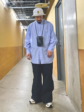 「GEVACO」｜「アイテム（レッグウェア）」を使った、MURAYAMAさん（メンズ・172cm）の春コーディネート