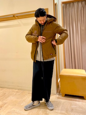 「gloster」｜「アイテム（ブルゾン）」を使った、MURAYAMAさん（メンズ・172cm）の冬コーディネート