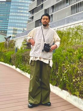 「ROSTER SOX（ロスターソックス）のアイテム（レッグウェア）」を使った、MURAYAMAさん（メンズ・172cm）の春コーディネート