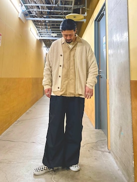 「ROSTER SOX（ロスターソックス）のアイテム（レッグウェア）」を使った、MURAYAMAさん（メンズ・172cm）の春コーディネート