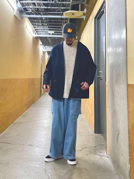 「ARMY TWILL（アーミーツイル）のアイテム（パンツ）」を使った、MURAYAMAさん（メンズ・172cm）の春コーディネート