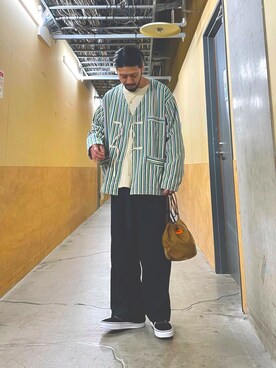「ARMY TWILL（アーミーツイル）のアイテム（ジャケット/アウター）」を使った、MURAYAMAさん（メンズ・172cm）の冬コーディネート