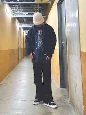 「ROSTER SOX（ロスターソックス）のアイテム（レッグウェア）」を使った、MURAYAMAさん（メンズ・172cm）の春コーディネート