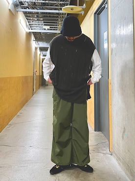 「ROSTER SOX（ロスターソックス）のアイテム（レッグウェア）」を使った、MURAYAMAさん（メンズ・172cm）の春コーディネート