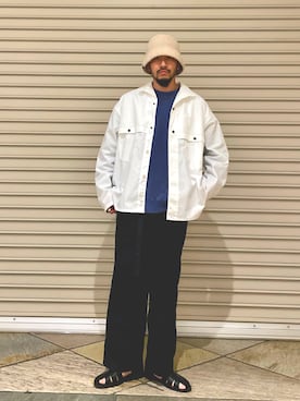 「ARMY TWILL（アーミーツイル）のアイテム（シャツ/ブラウス）」を使った、MURAYAMAさん（メンズ・172cm）の春コーディネート