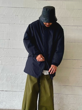 「FREDY&GLOSTER」｜「アイテム（その他アウター）」を使った、MURAYAMAさん（メンズ・172cm）の冬コーディネート