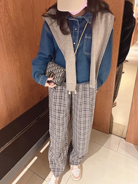 「日常」｜「アイテム（トップス）」を使った、Irene さん（レディース・161cm）の冬コーディネート
