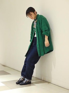 「アイテム（ブレスレット）」を使った、BRICK&SONS 天王寺ミオさん（レディース・150cm）の春コーディネート