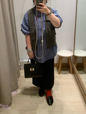 uwaさん（レディース・155cm）の冬コーディネート