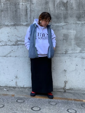 uwaさん（レディース・155cm）の冬コーディネート