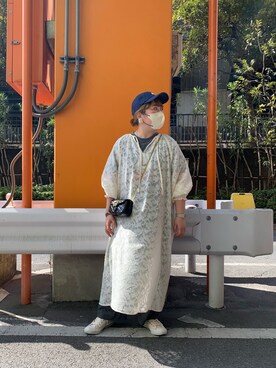 「fredy emue（フレディエミュ）のバックルキルトチェーンバッグ（ショルダーバッグ）」を使った、uwaさん（レディース・155cm）の春コーディネート