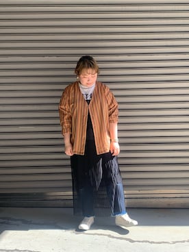 「gloster」｜uwaさん（レディース・155cm）の冬コーディネート