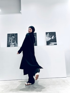 「MIDIUMISOLID（ミディウミソリッド）のアイテム」を使った、青野楓さん（レディース・170cm）の秋コーディネート