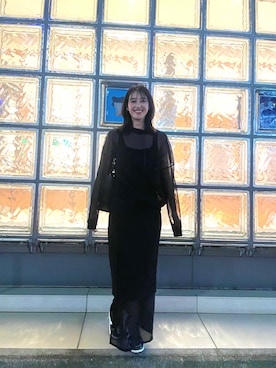 「CIEL'AIR（シエルエアー）のアイテム」を使った、青野楓さん（レディース・170cm）の秋コーディネート