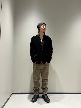 「ARMANI EXCHANGE（アルマーニエクスチェンジ）のアイテム」を使った、まるてぃさん（メンズ・172cm）の秋コーディネート