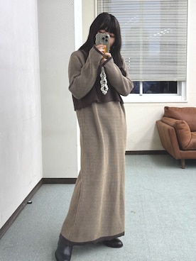 KiKiさん（レディース・147cm）の冬コーディネート