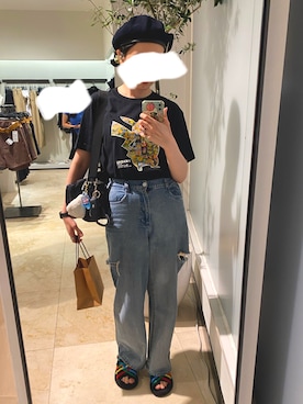 「marimekko（マリメッコ）のアイテム（バッグ）」を使った、108pitaさん（レディース・163cm）の夏コーディネート