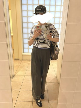 「アイテム（ピアス（両耳用））」を使った、108pitaさん（レディース・163cm）の秋コーディネート