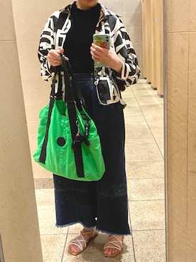 「kipling（キプリング）のアイテム」を使った、108pitaさん（レディース・163cm）の夏コーディネート
