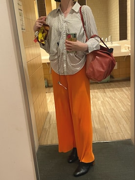 「cava cava（サヴァサヴァ）のアイテム」を使った、108pitaさん（レディース・163cm）の秋コーディネート