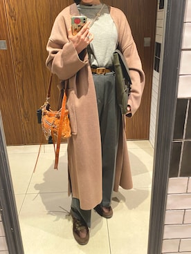 「GU（ジーユー）のアイテム（スニーカー）」を使った、108pitaさん（レディース・163cm）の秋コーディネート