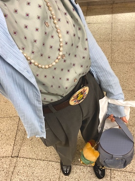 「no brand（ノーブランド）のアイテム」を使った、108pitaさん（レディース・163cm）の秋コーディネート