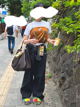 「アイテム（ピアス（両耳用））」を使った、108pitaさん（レディース・163cm）の秋コーディネート