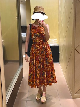 「アイテム（デジタル腕時計）」を使った、108pitaさん（レディース・163cm）の夏コーディネート