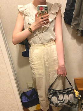 「アイテム（サングラス）」を使った、108pitaさん（レディース・163cm）の夏コーディネート
