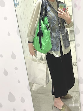 「kipling（キプリング）のアイテム」を使った、108pitaさん（レディース・163cm）の夏コーディネート