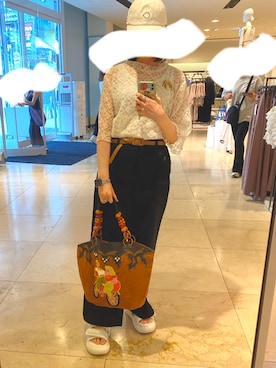 「H&M（エイチ・アンド・エム）のアイテム」を使った、108pitaさん（レディース・163cm）の夏コーディネート