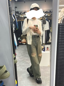 「GUCCI（グッチ）のアイテム（バッグ）」を使った、108pitaさん（レディース・163cm）の春コーディネート