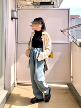 「GRL」｜「アイテム（その他シューズ）」を使った、38さん（レディース・153cm）の春コーディネート