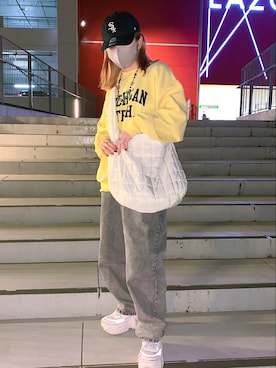 「SAD REBORN DOLLS（サッドリボーンドルズ）のアイテム」を使った、ミホさん（レディース・149cm）の冬コーディネート