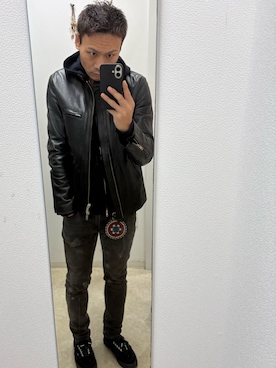 「アイテム（コインケース）」を使った、デシ丸(レモンスター)🌐 👁‍🗨さん（メンズ・167cm）の秋コーディネート