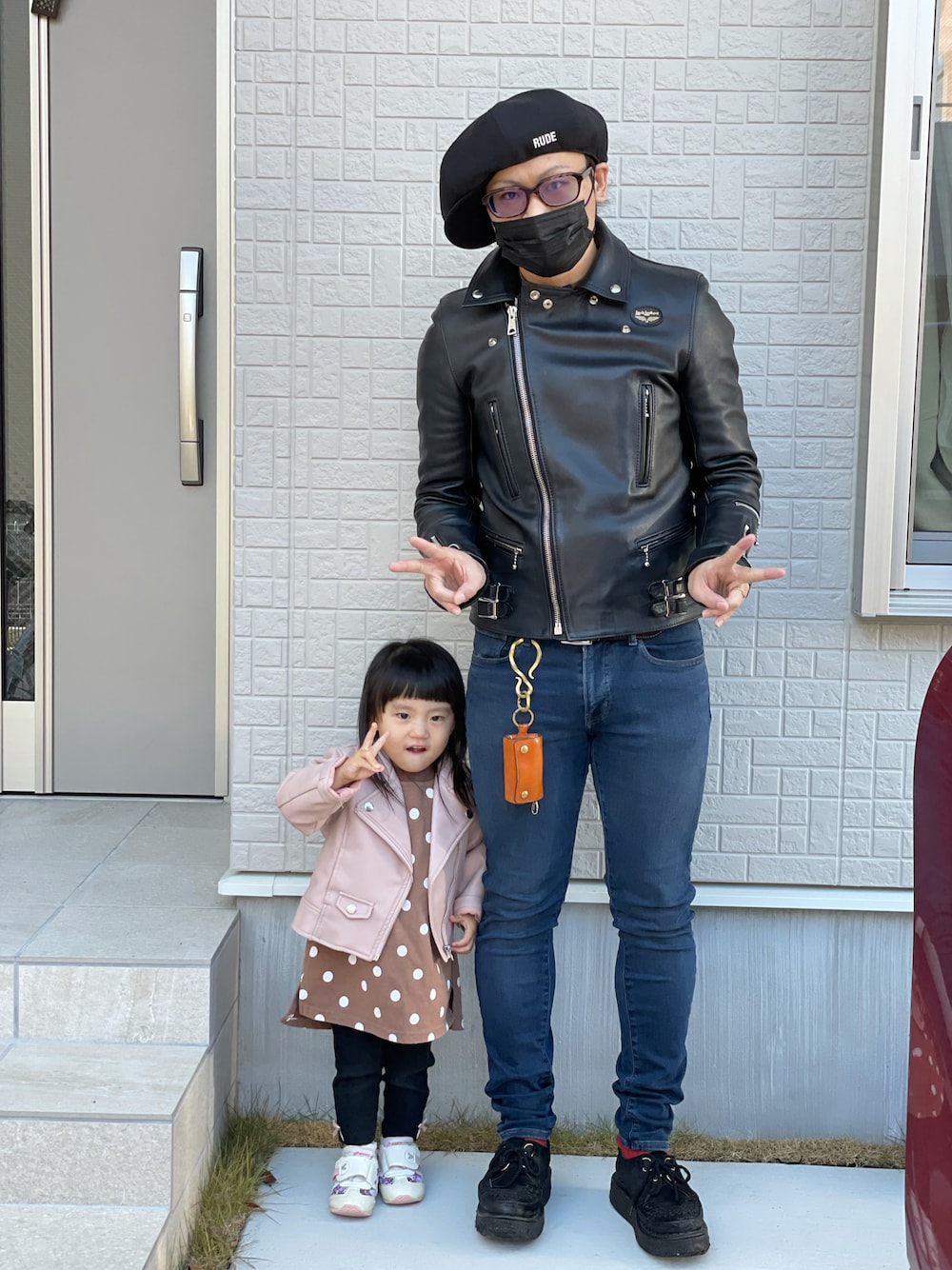 RUDE GALLERYのキャスケットを使った人気ファッションコーディネート