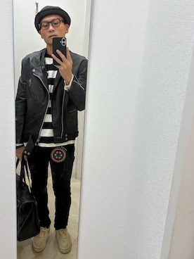 「アイテム（コインケース）」を使った、デシ丸(レモンスター)🌐 👁‍🗨さん（メンズ・167cm）の秋コーディネート