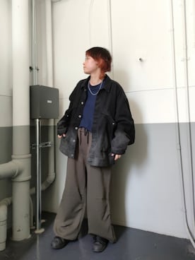 「tk.TAKEO KIKUCHI」｜「アイテム（デニムジャケット）」を使った、tkshishimotoさん（レディース・153cm）の秋コーディネート