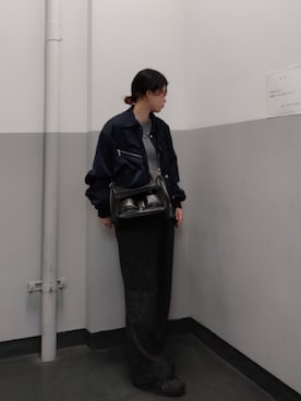 tkshishimotoさんの「◆K’ Project by Aoi ジップホールスタジャン」を使ったコーディネート