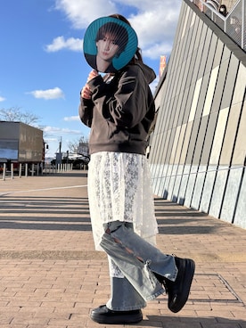 「CLEA（クレア）のアイテム」を使った、konohaさん（レディース・164cm）の冬コーディネート