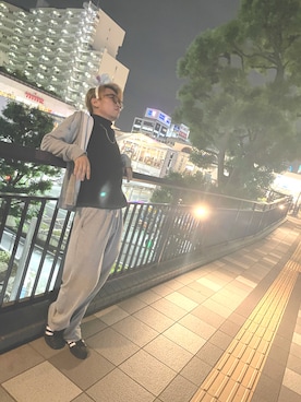 「160cm」｜「アイテム（スウェットパンツ）」を使った、sad boyさん（メンズ・167cm）の秋コーディネート