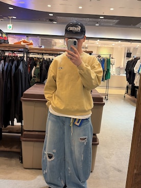 「Candy Stripper（キャンディストリッパー）のアイテム」を使った、Reeさん（メンズ・163cm）の春コーディネート