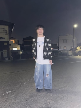 「HEAVEN（ヘブン）のアイテム」を使った、Reeさん（メンズ・163cm）の春コーディネート