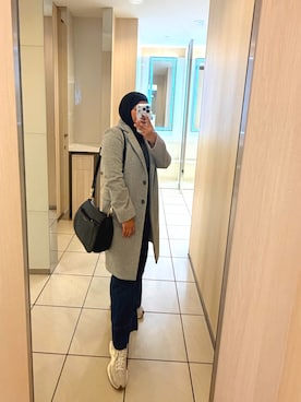 「アイテム（トレンチコート）」を使った、jue16さん（レディース・150cm）の冬コーディネート