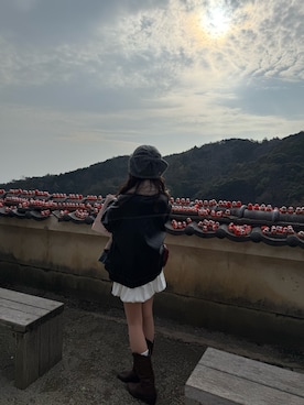 𝐌𝐚𝐢𝐌𝐚𝐢.𝜗𝜚さん（レディース・163cm）の冬コーディネート