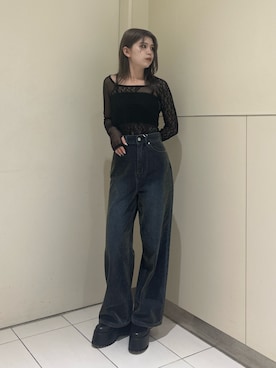松本明日香さん（レディース・161cm）の秋コーディネート