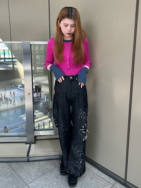 松本明日香さん(レディース・161cm)の春コーディネート