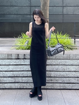 松本明日香さん（レディース・161cm）の夏コーディネート