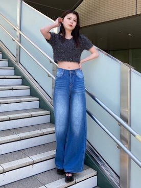 松本明日香さん（レディース・161cm）の春コーディネート