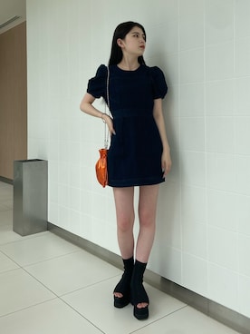 松本明日香さん（レディース・161cm）の夏コーディネート